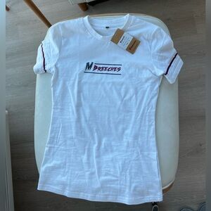 New white equestrian T-shirt 🇮🇹